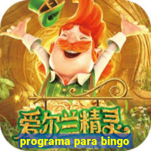 programa para bingo