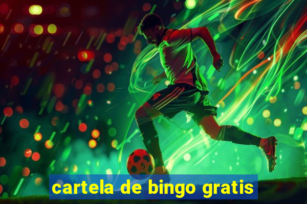 cartela de bingo gratis