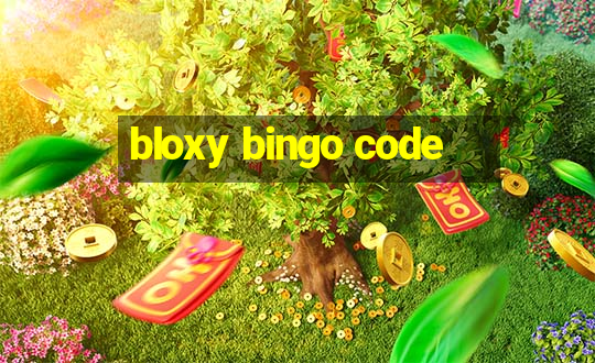 bloxy bingo code