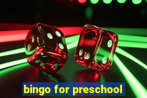 bingo for preschool