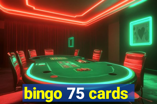 bingo 75 cards