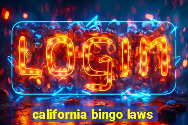 california bingo laws