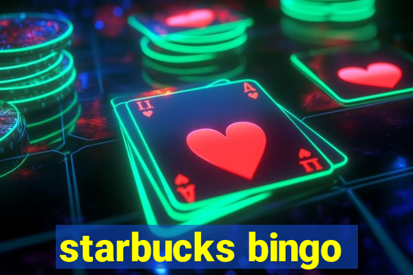 starbucks bingo