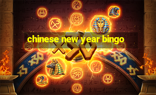 chinese new year bingo