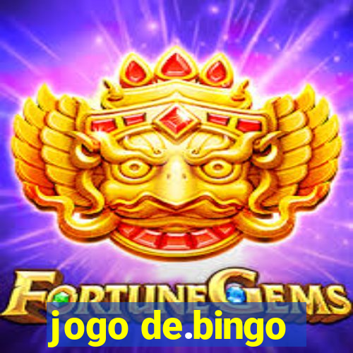 jogo de.bingo