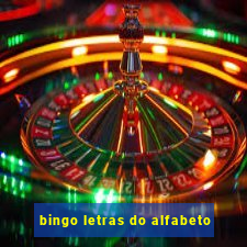 bingo letras do alfabeto