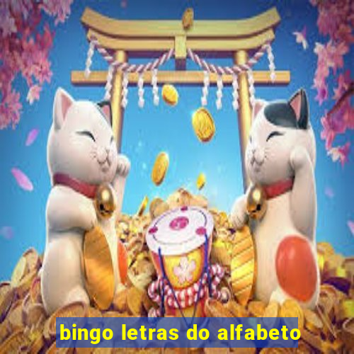 bingo letras do alfabeto