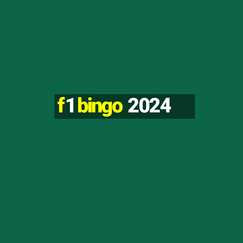 f1 bingo 2024