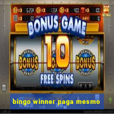 bingo winner paga mesmo