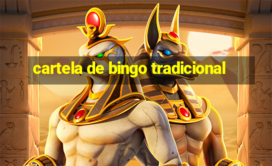 cartela de bingo tradicional