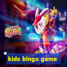 kids bingo game