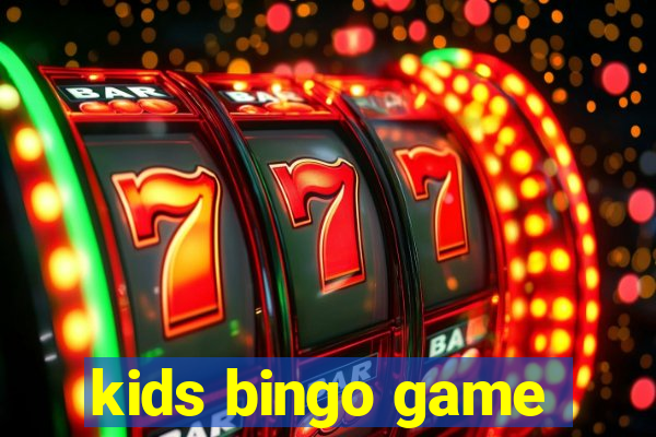 kids bingo game