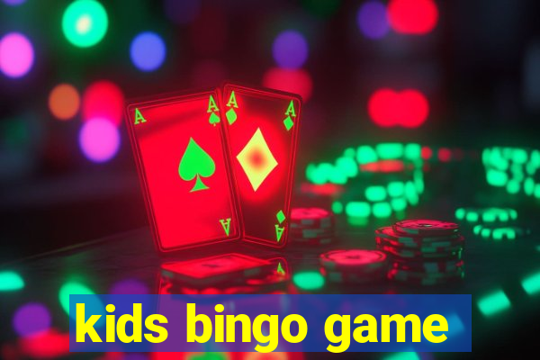 kids bingo game