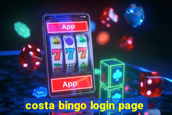 costa bingo login page