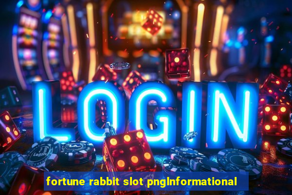 fortune rabbit slot pngInformational