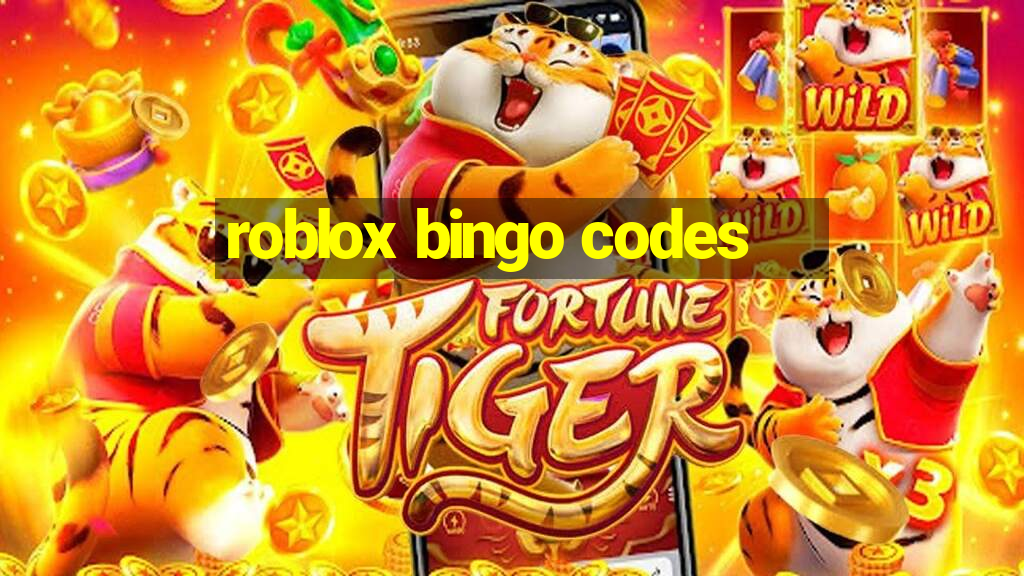 roblox bingo codes