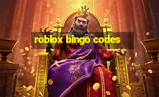 roblox bingo codes