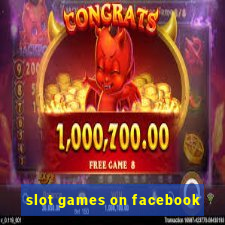 slot games on facebook