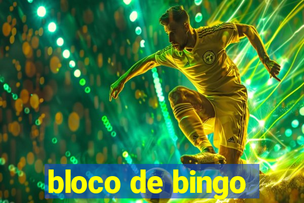 bloco de bingo