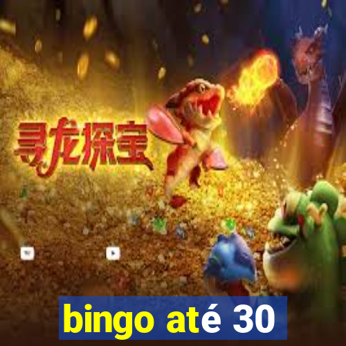 bingo até 30