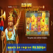 quais as regras do bingo