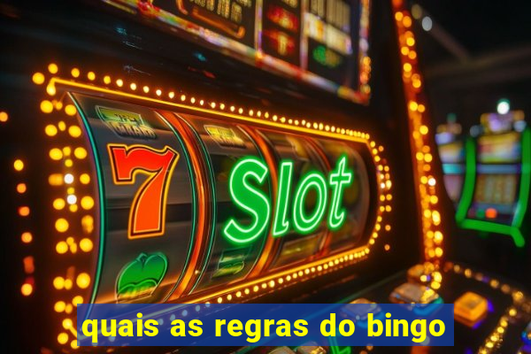 quais as regras do bingo