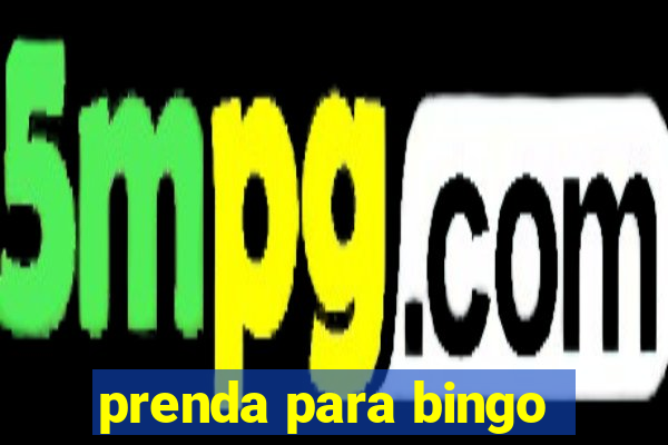 prenda para bingo