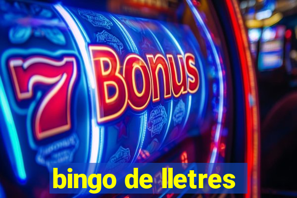 bingo de lletres