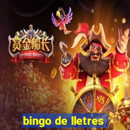 bingo de lletres