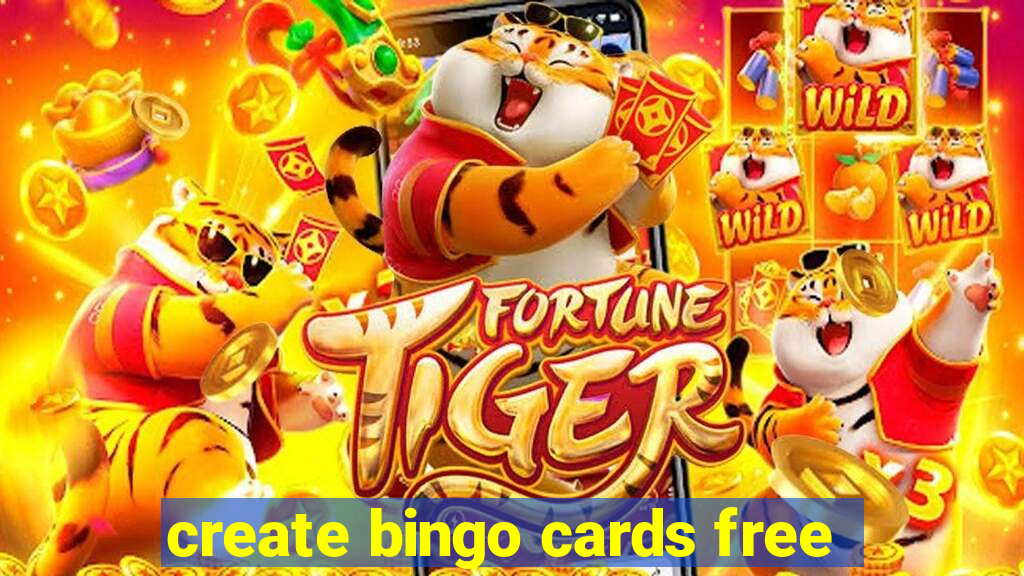 create bingo cards free