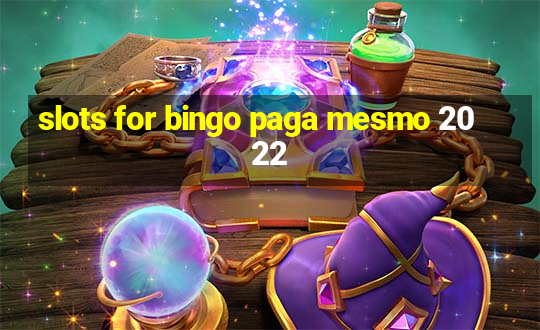 slots for bingo paga mesmo 2022