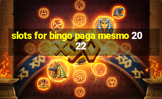 slots for bingo paga mesmo 2022