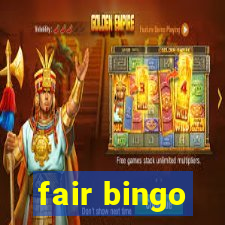 fair bingo