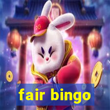 fair bingo