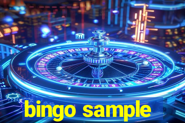 bingo sample