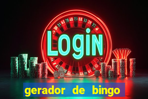 gerador de bingo de palavras