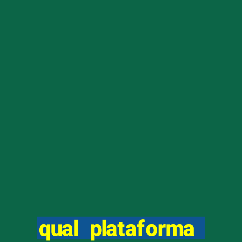 qual plataforma est谩 pagando hoje