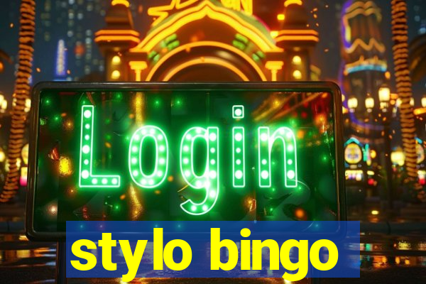 stylo bingo