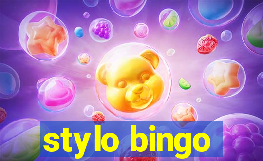 stylo bingo