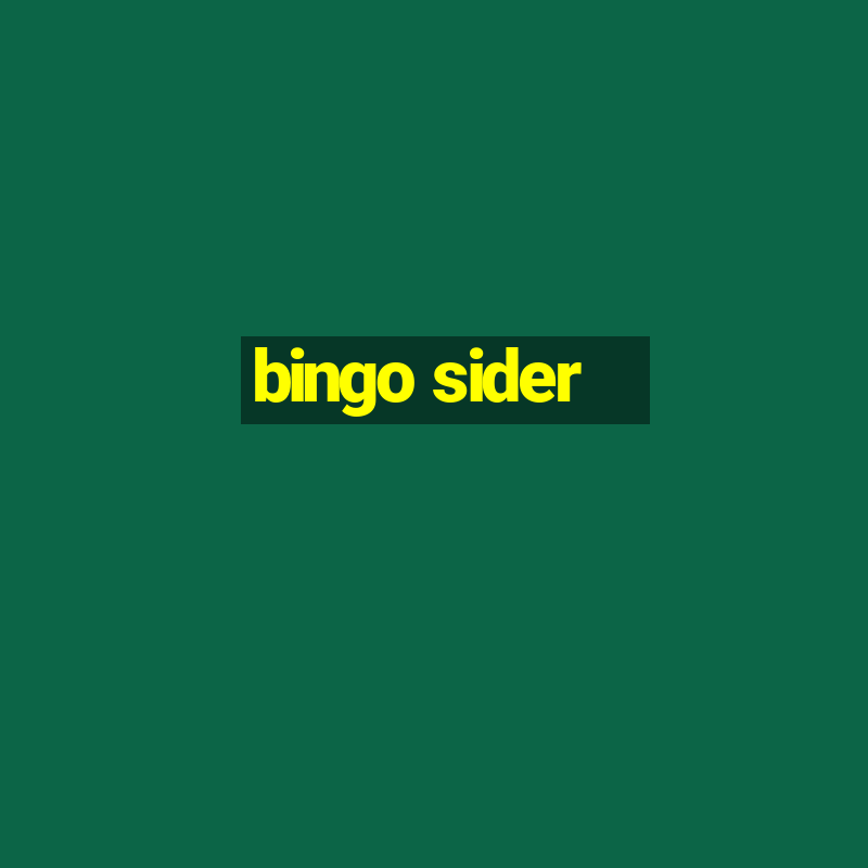 bingo sider