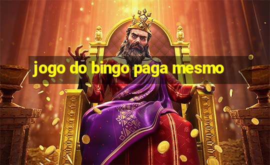 jogo do bingo paga mesmo