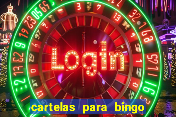 cartelas para bingo da multiplica??o