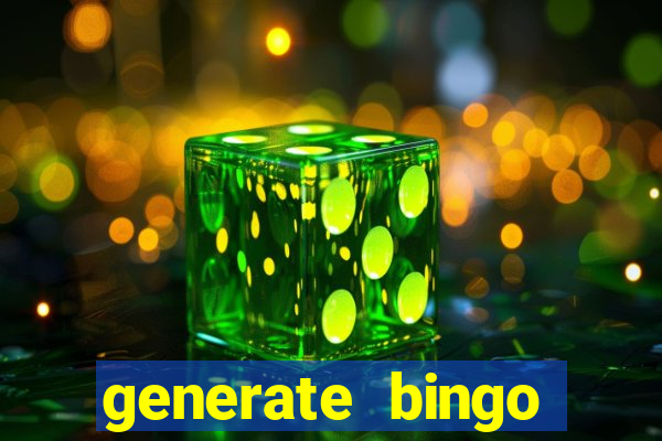 generate bingo cards with pictures