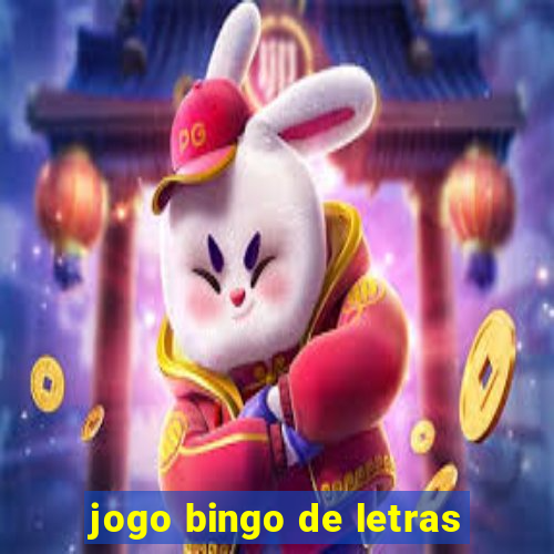 jogo bingo de letras