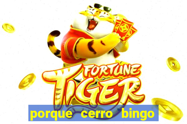 porque cerro bingo san martin