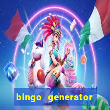 bingo generator with images