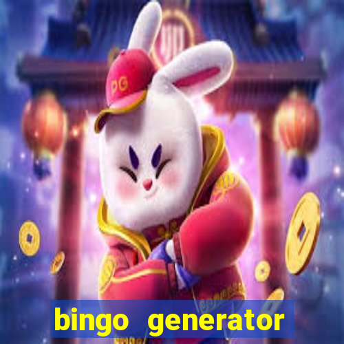 bingo generator with images