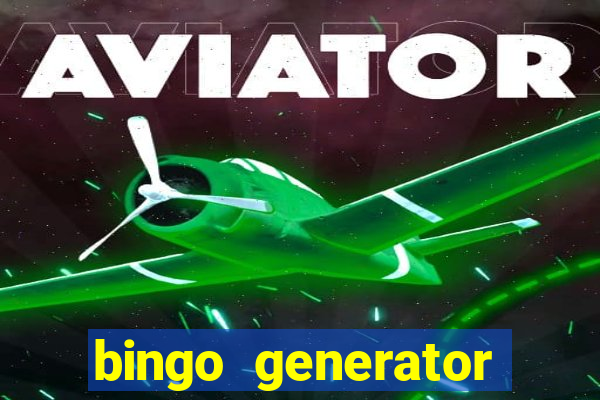 bingo generator with images