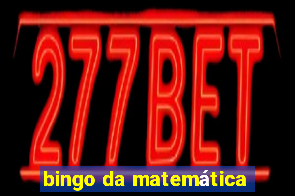 bingo da matemática