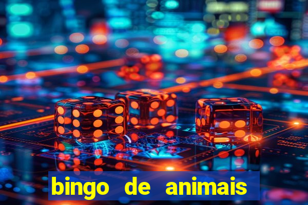 bingo de animais para educa??o infantil